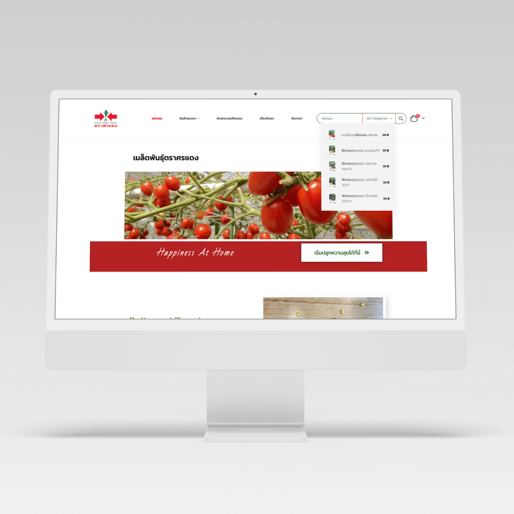 Sorndaengseed Website